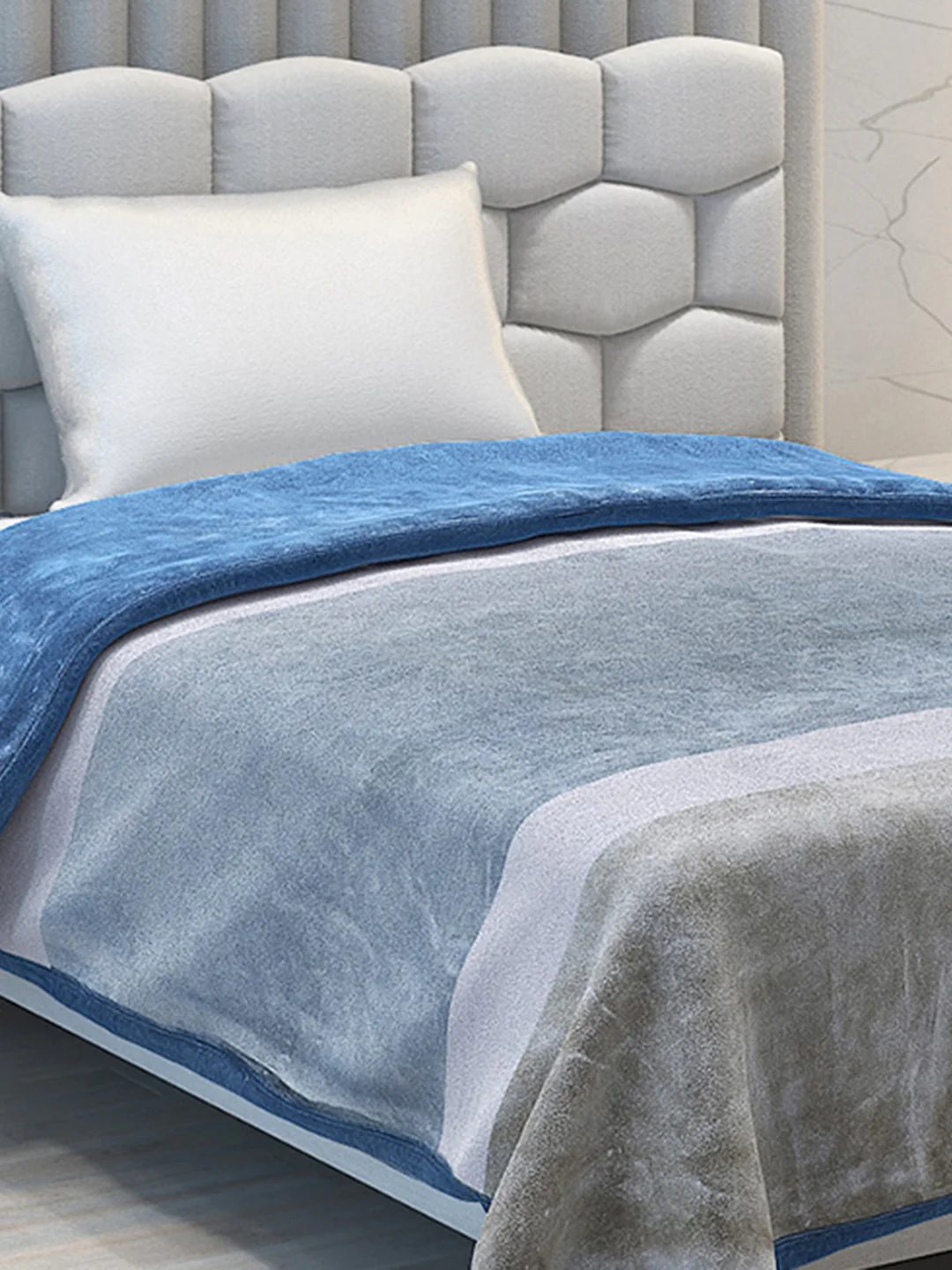 Printed Single Bed Blanket for Mild Winter -2 Ply - Image 4
