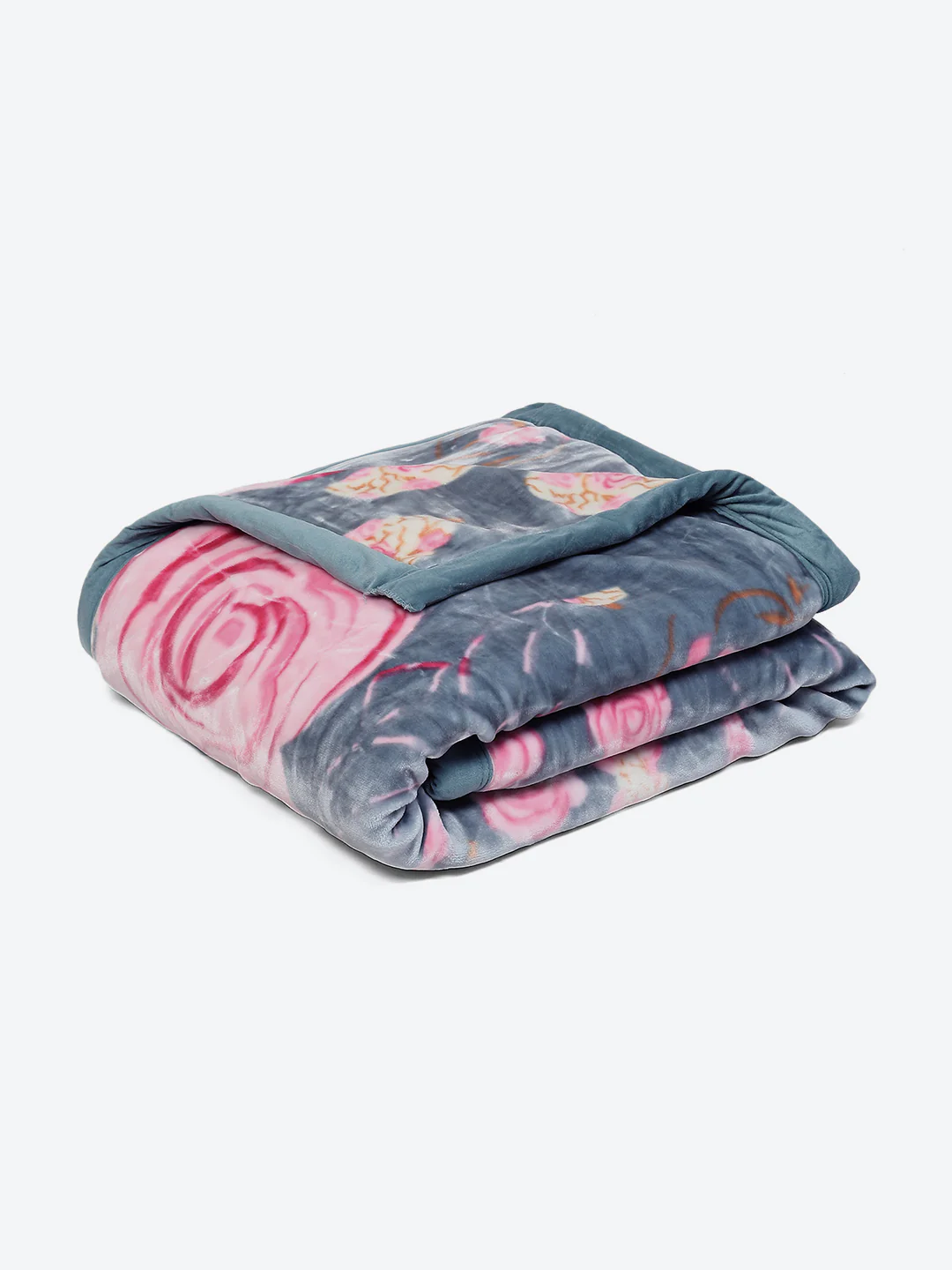 Printed Single Bed Blanket for Mild Winter -2 Ply - Image 5