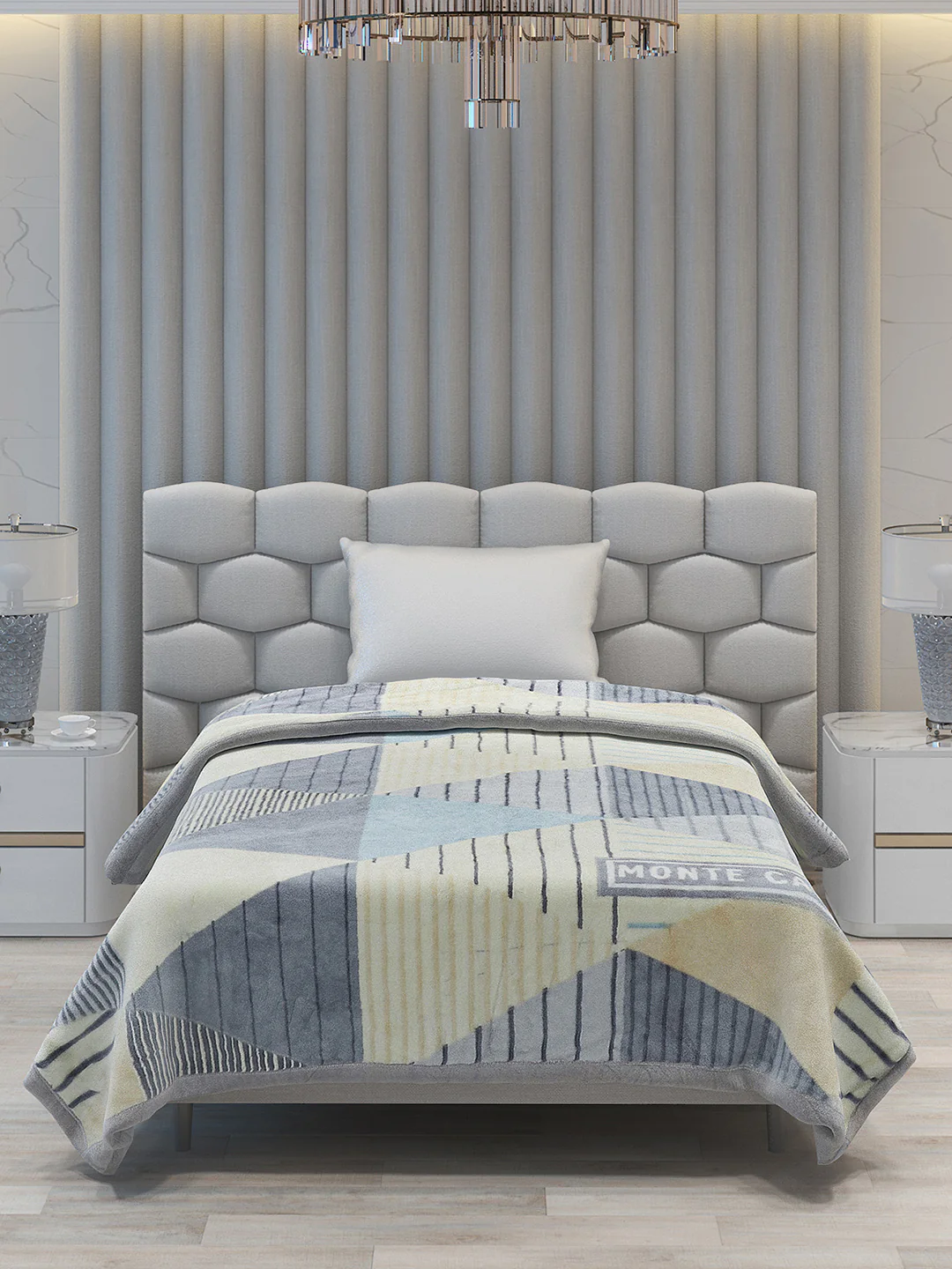 Printed Single Bed Blanket for Mild Winter -2 Ply - Image 3