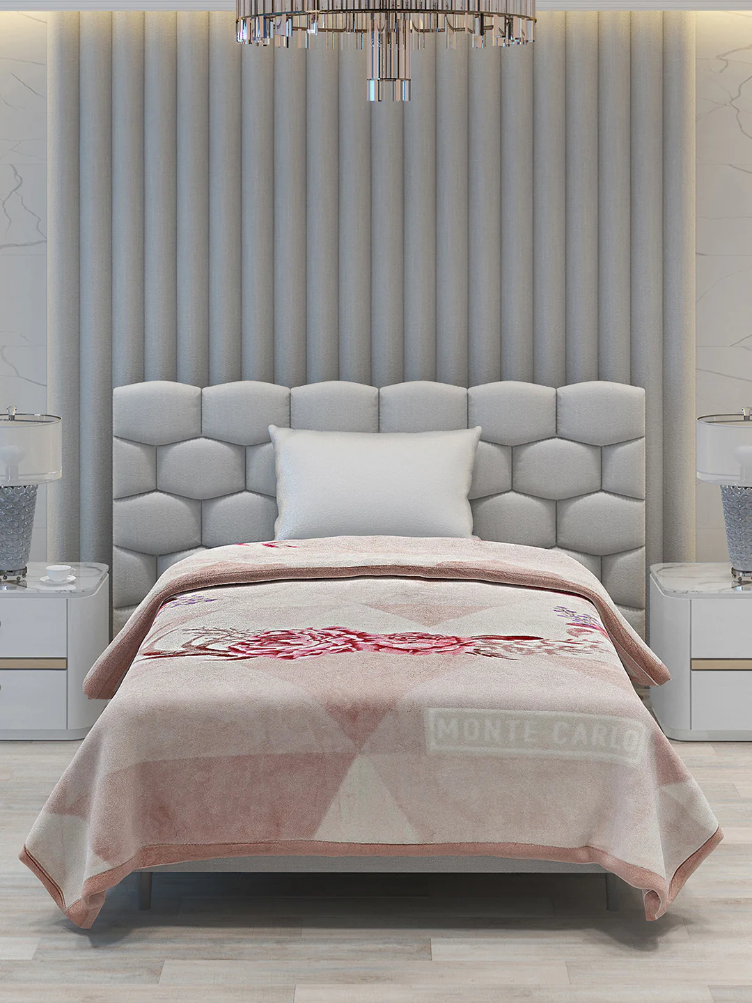 Printed Single Bed Blanket for Mild Winter -2 Ply - Image 3