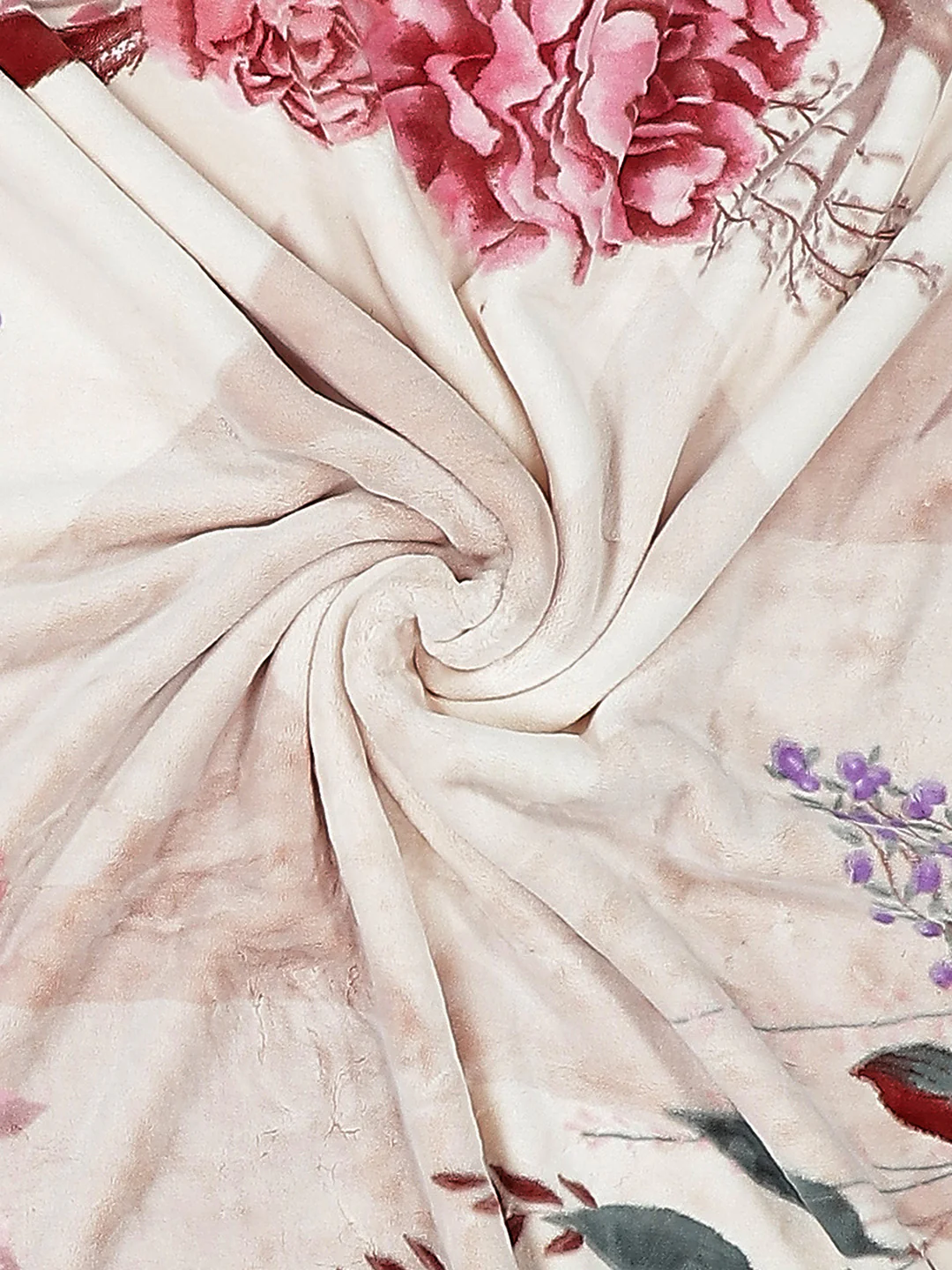 Printed Single Bed Blanket for Mild Winter -2 Ply - Image 7