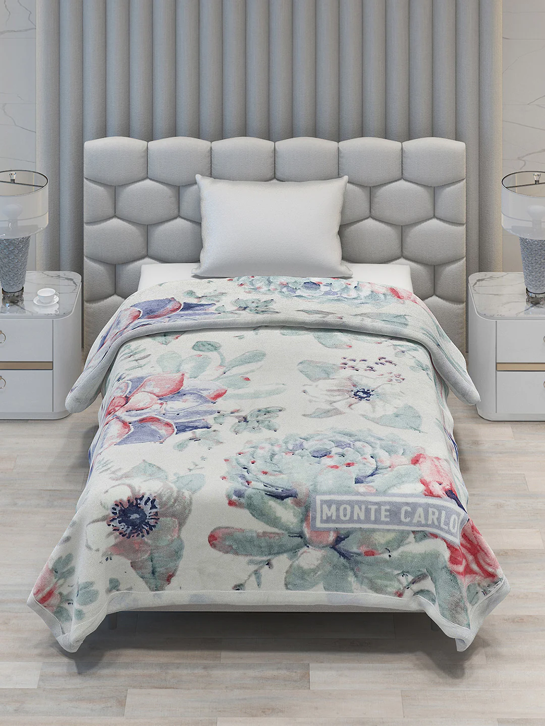Printed Single Bed Blanket for Mild Winter -2 Ply - Image 2
