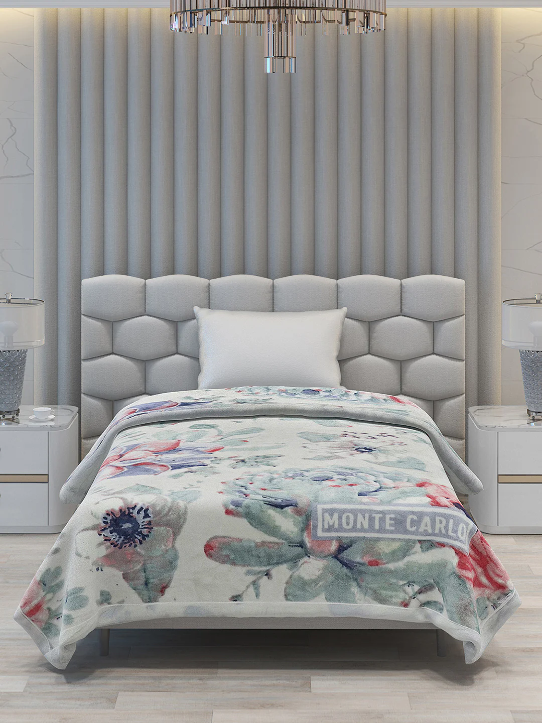 Printed Single Bed Blanket for Mild Winter -2 Ply - Image 3