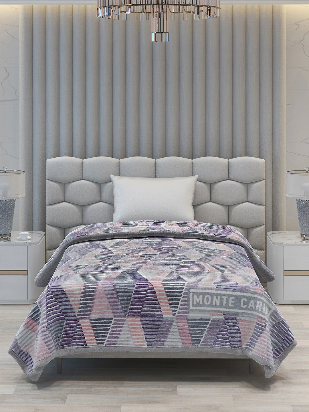 Printed Single Bed Blanket for Mild Winter -2 Ply - Image 3