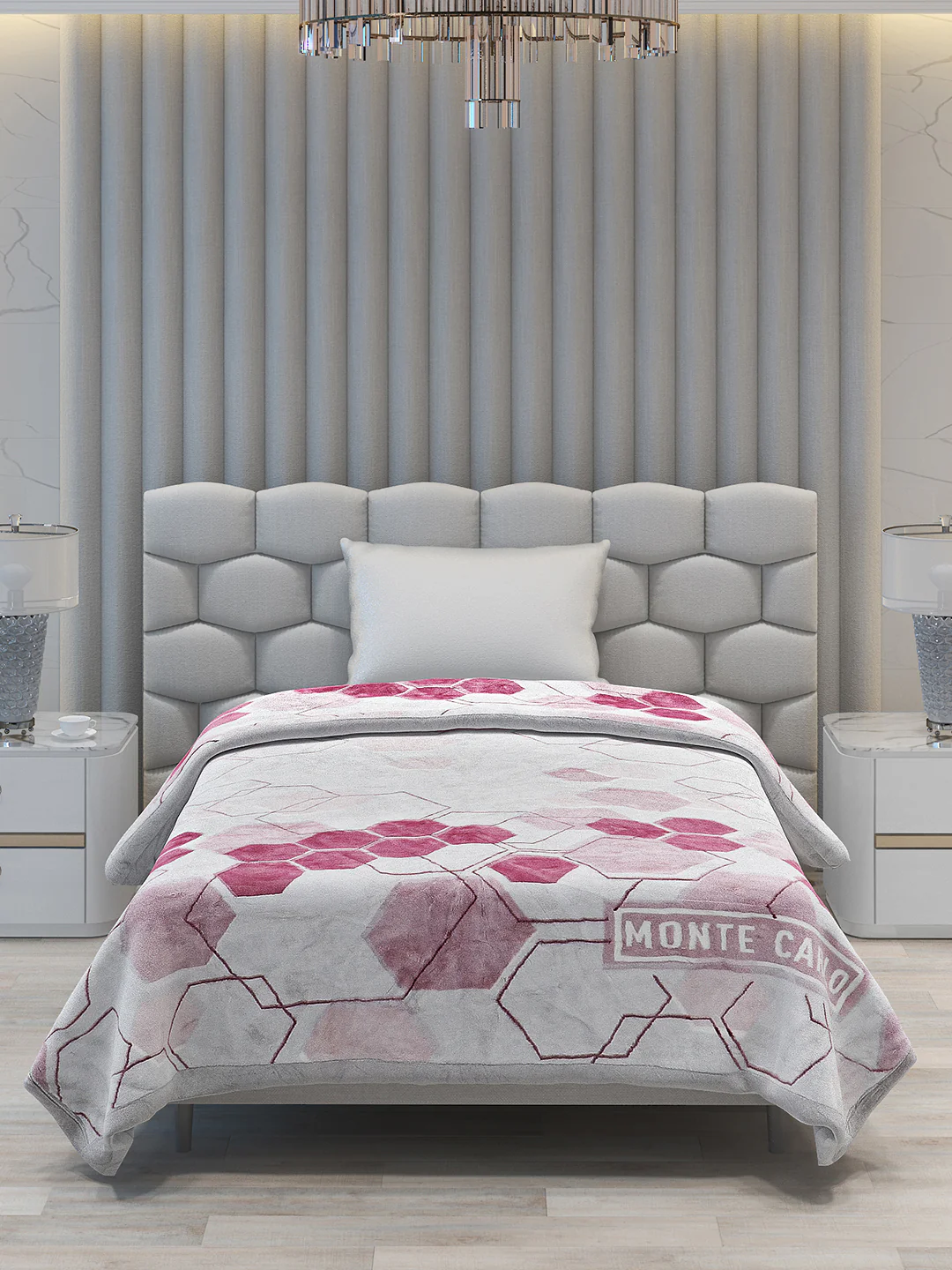 Printed Single Bed Blanket for Mild Winter -2 Ply - Image 3