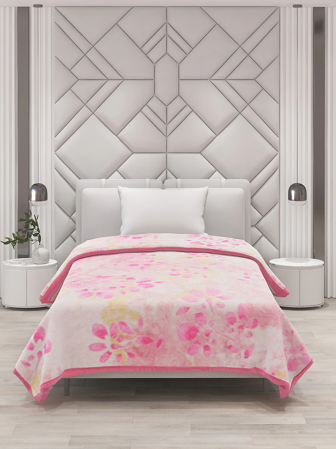 Printed Single Bed Blanket for Mild Winter -2 Ply - Image 3