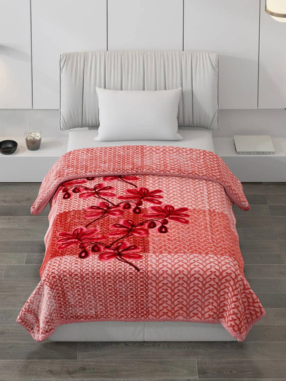 Printed Single Bed Blanket for Mild Winter -2 Ply - Image 2