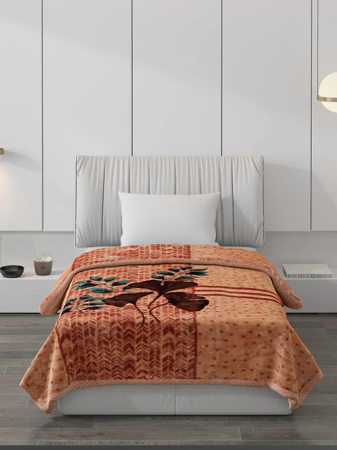 Printed Single Bed Blanket for Mild Winter -2 Ply - Image 3