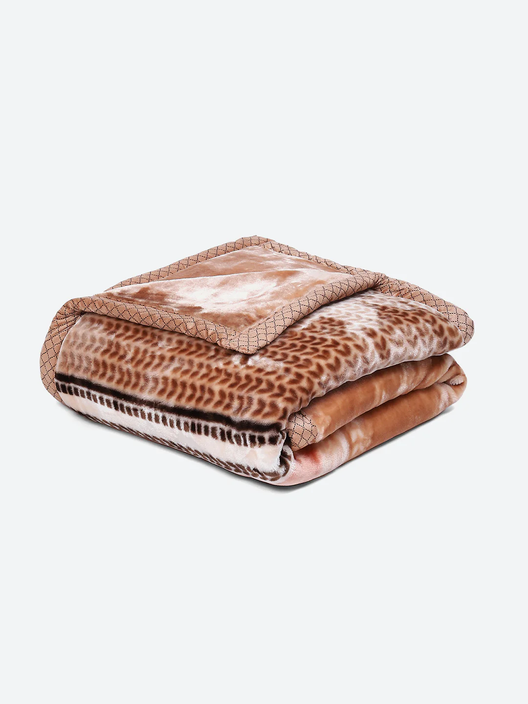 Printed Single Bed Blanket for Mild Winter -2 Ply - Image 5