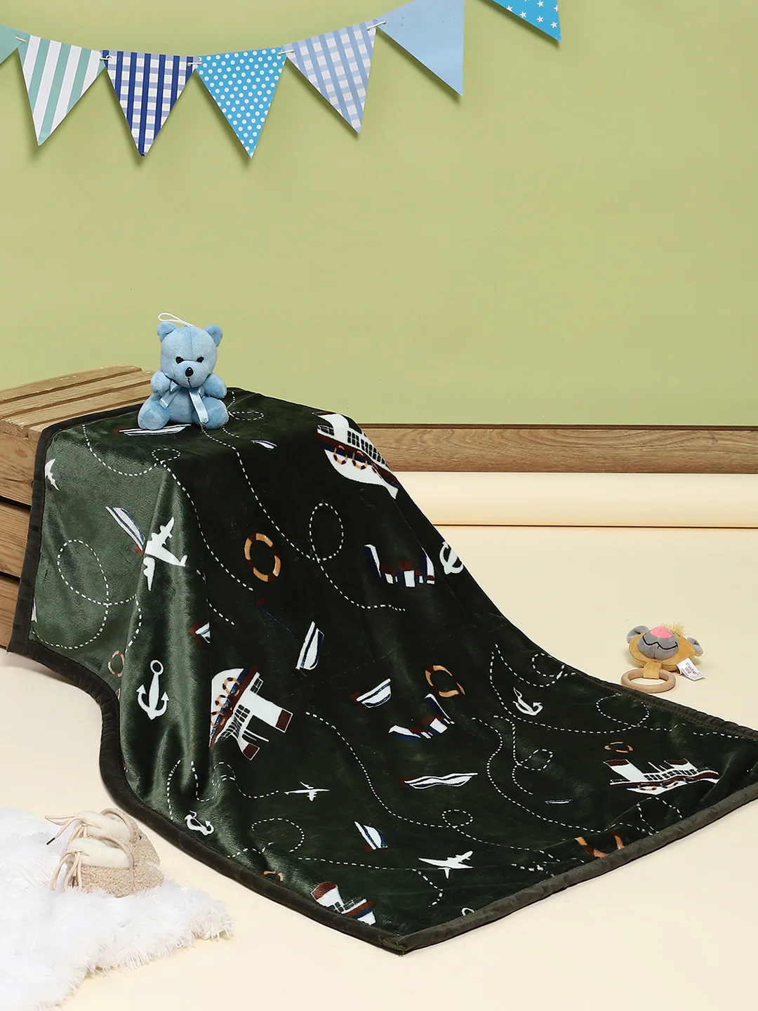 Printed Baby Blanket for Mild Winter -2 Ply - Image 2