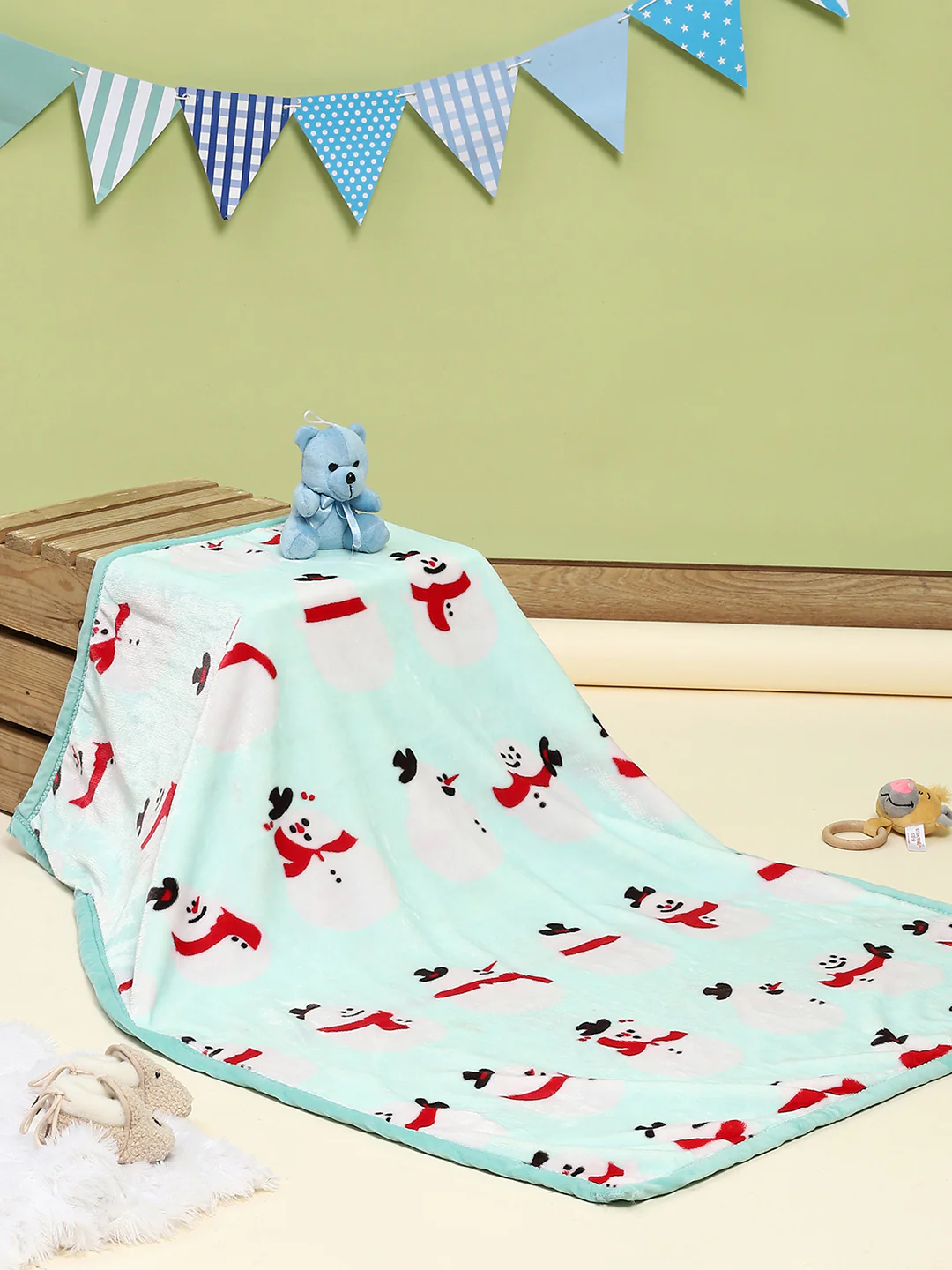 Printed Baby Blanket for Mild Winter -2 Ply - Image 2