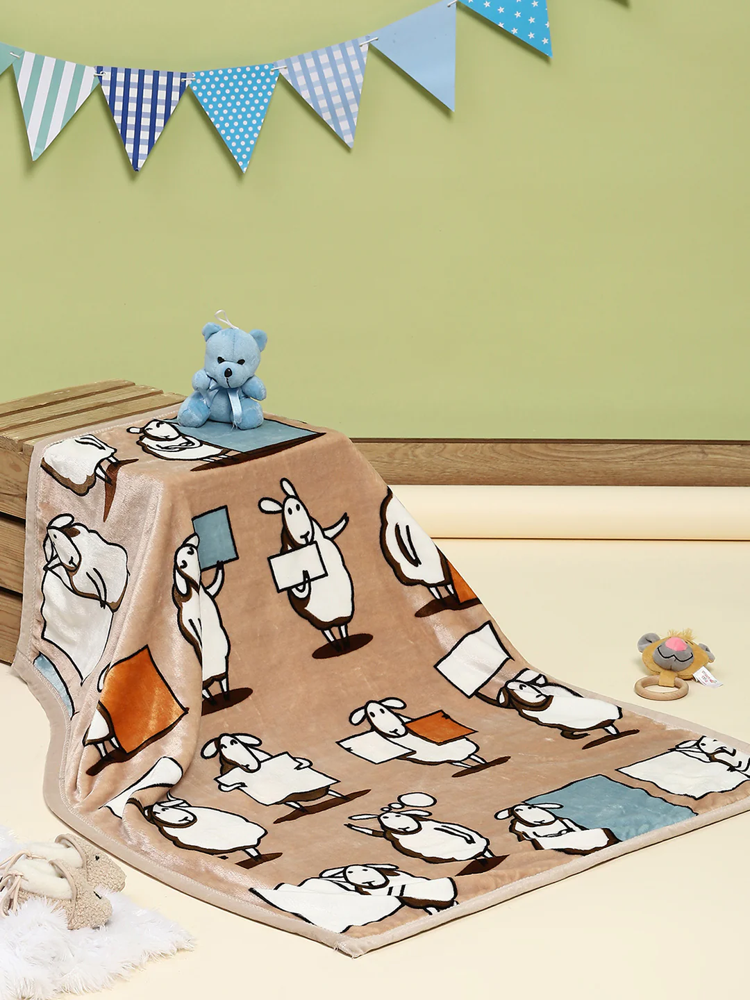 Printed Baby Blanket for Mild Winter -2 Ply - Image 2