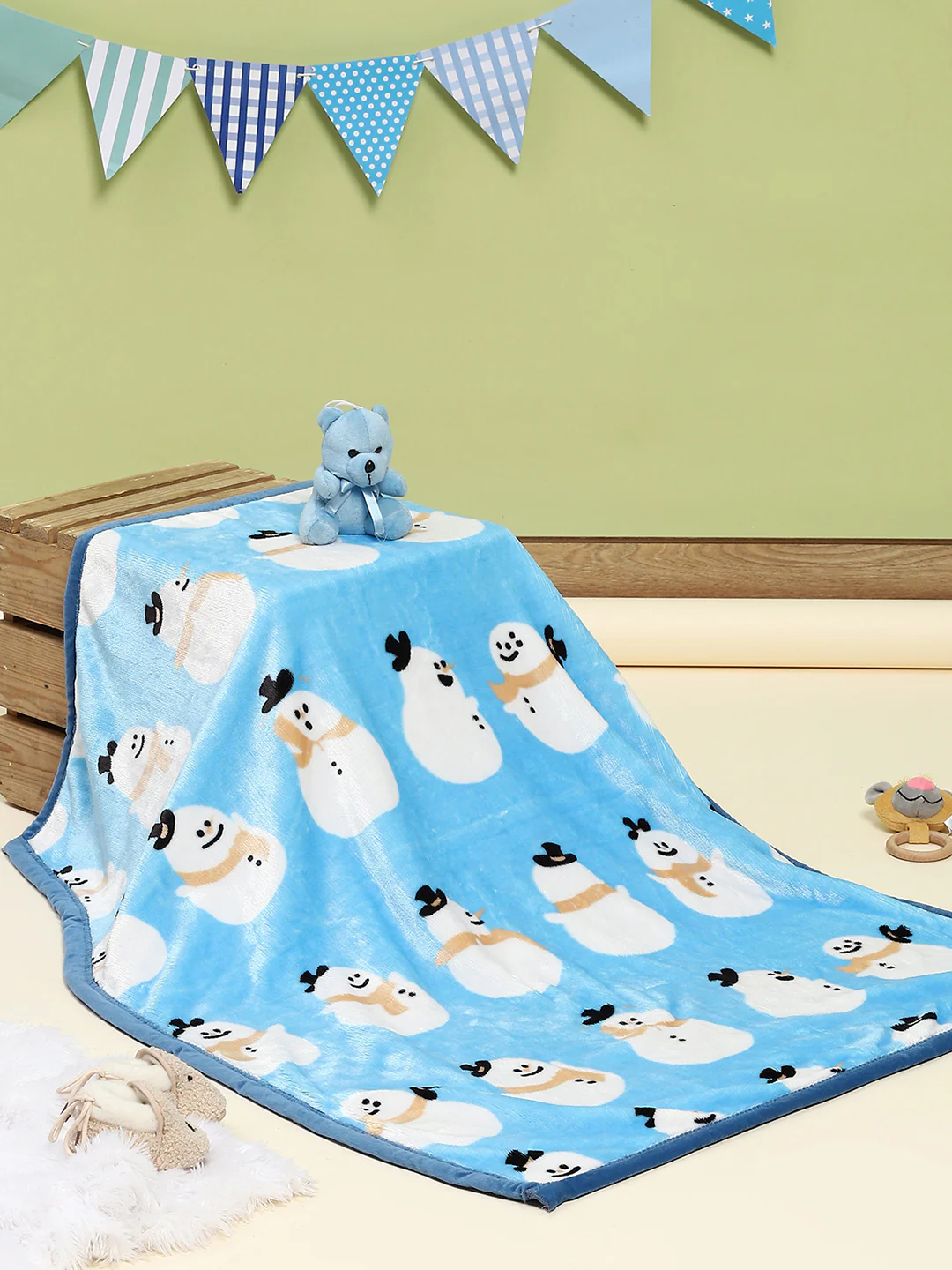 Printed Baby Blanket for Mild Winter -2 Ply - Image 2