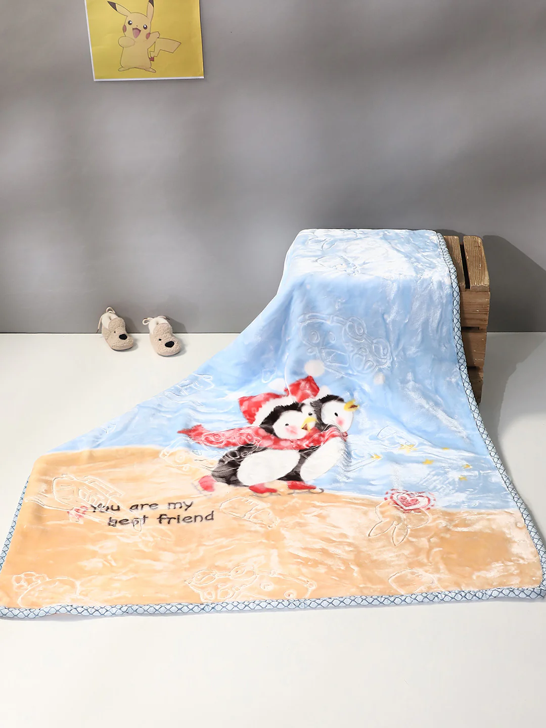 Printed Baby Blanket for Mild Winter -2 Ply - Image 2