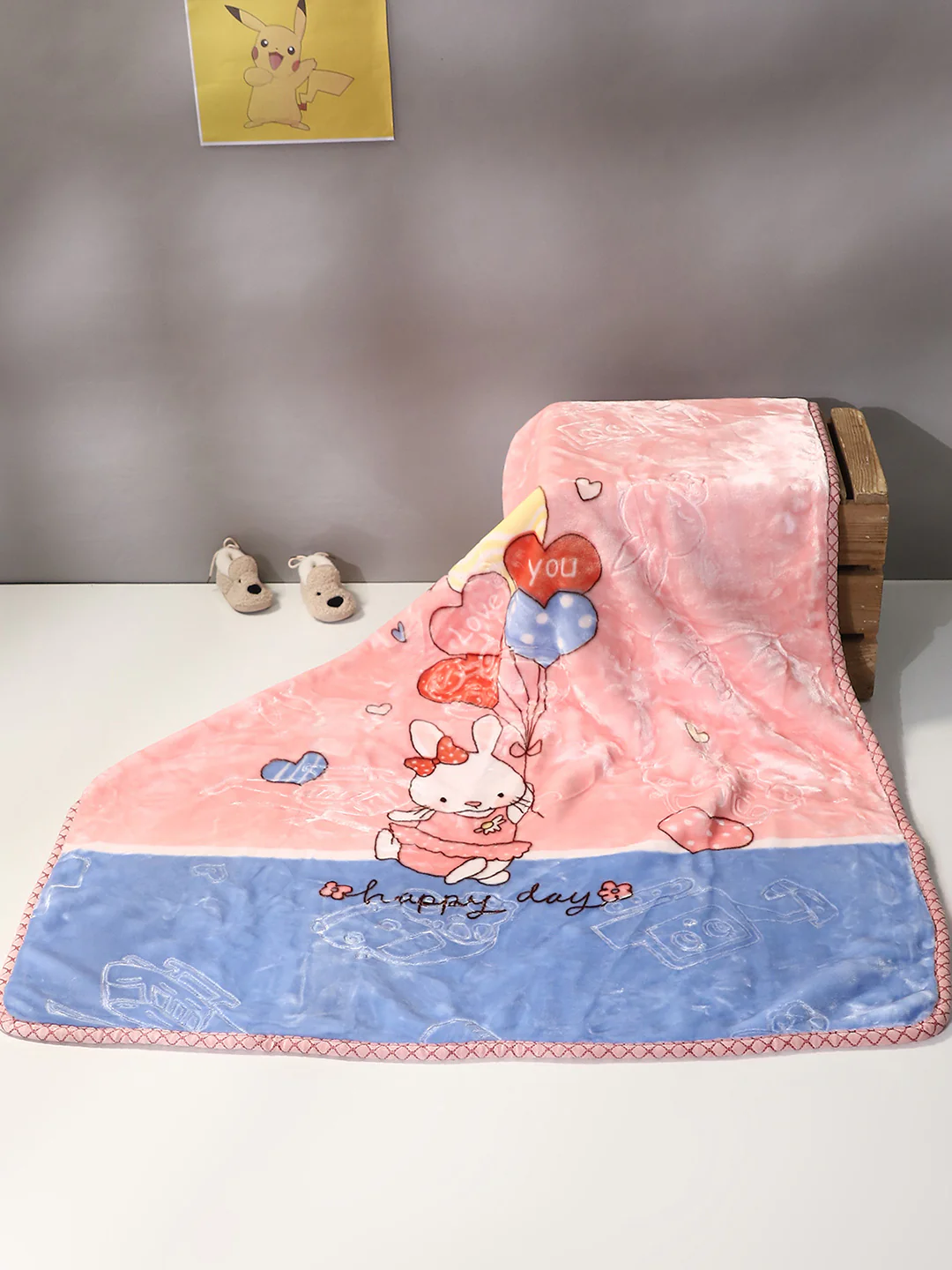 Printed Baby Blanket for Mild Winter -2 Ply - Image 2