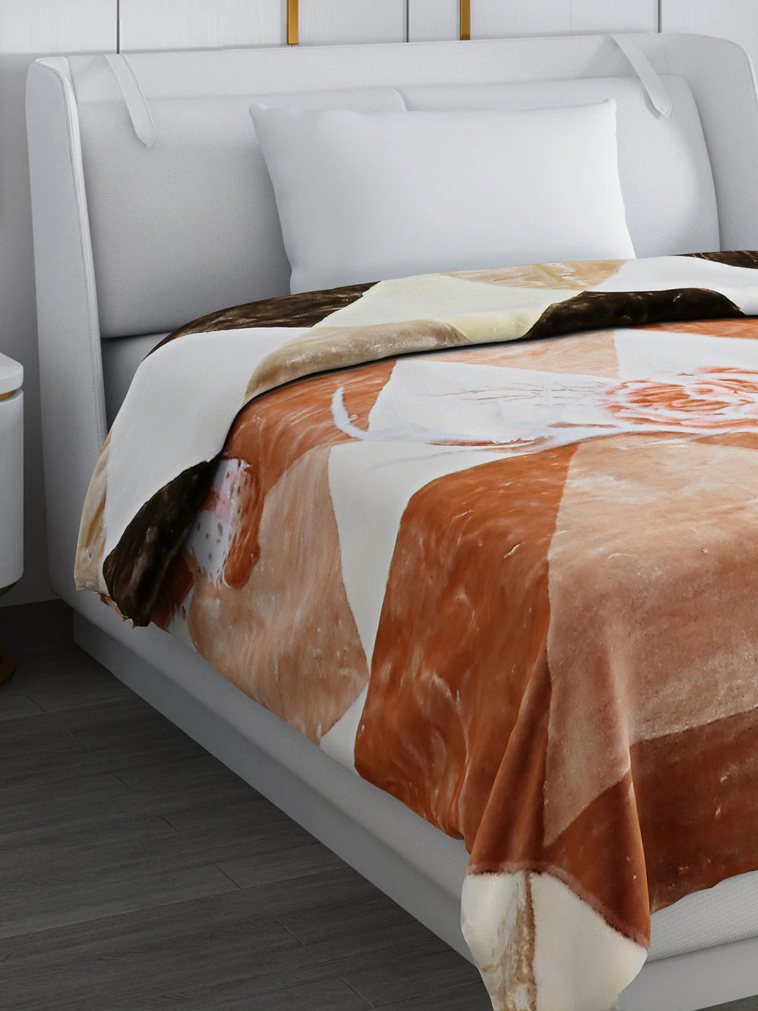 Printed Single Bed Blanket for Mild Winter -2 Ply - Image 6