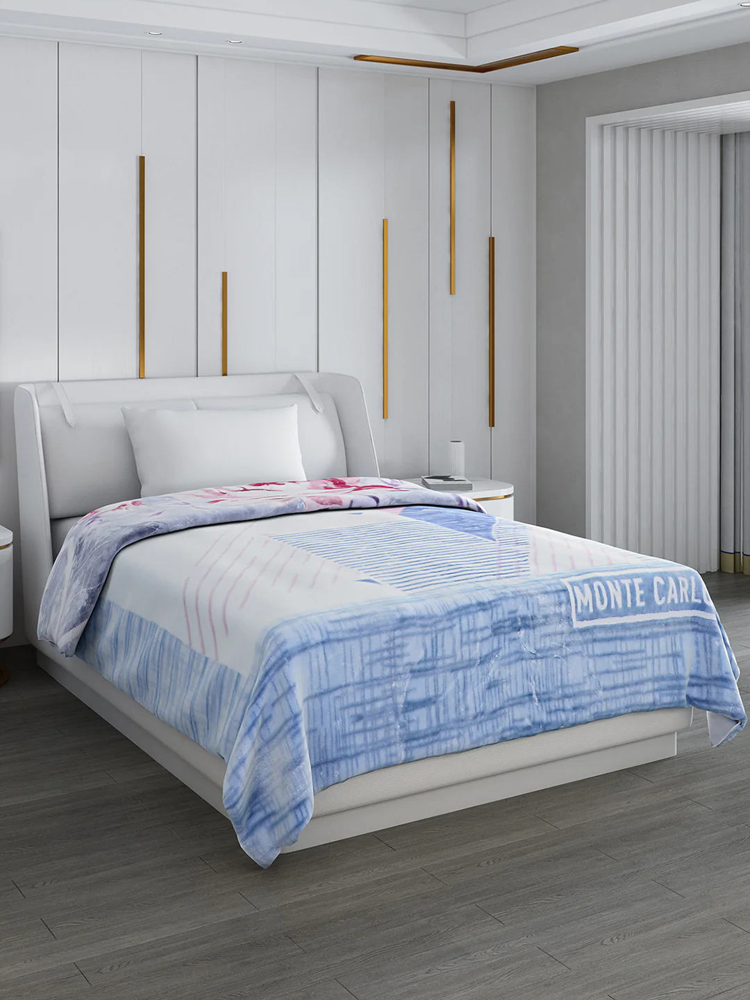 Printed Single Bed Blanket for Mild Winter -2 Ply - Image 5