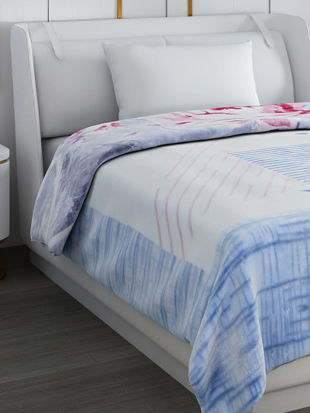 Printed Single Bed Blanket for Mild Winter -2 Ply - Image 6