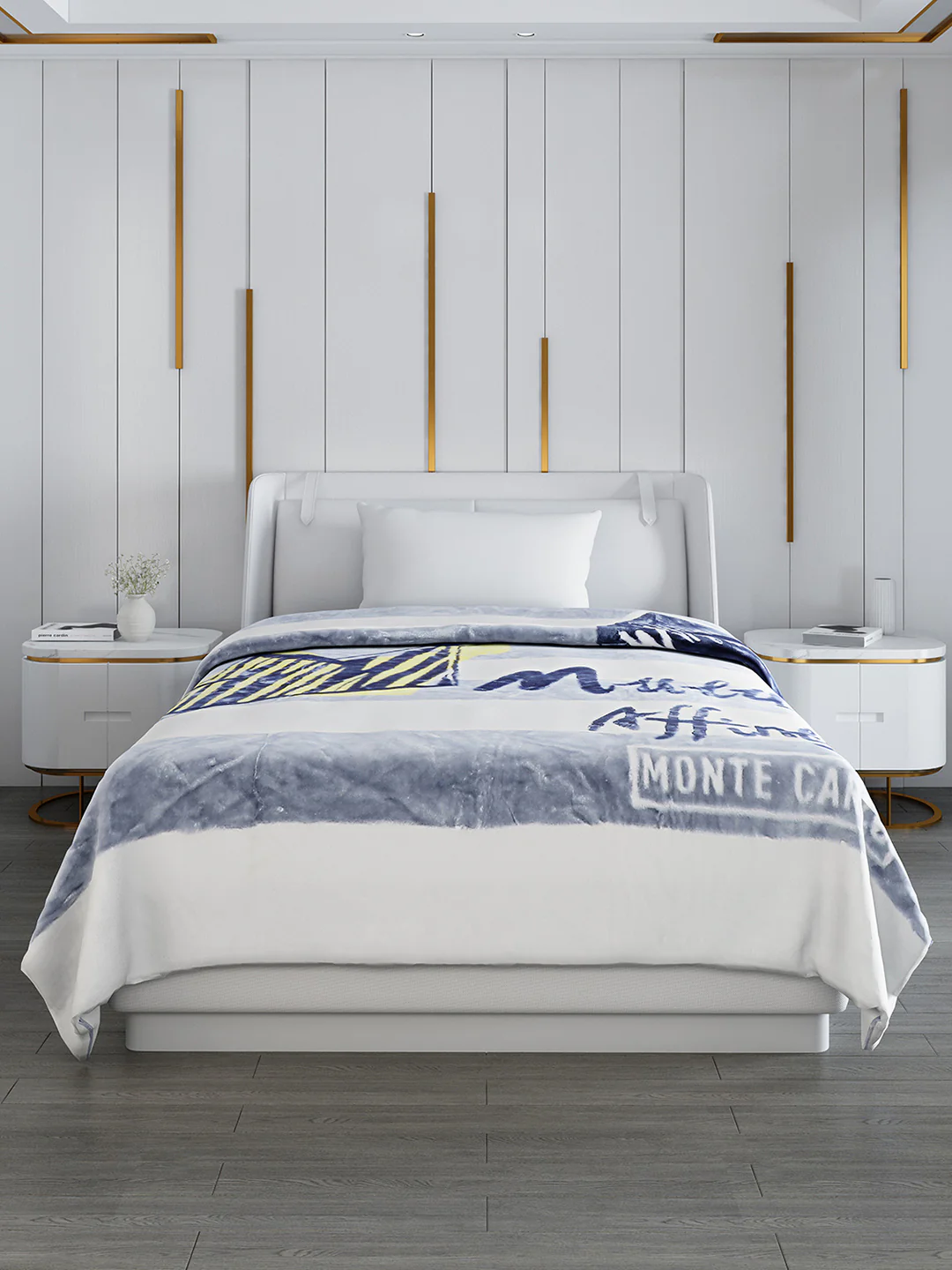 Printed Single Bed Blanket for Mild Winter -2 Ply - Image 2