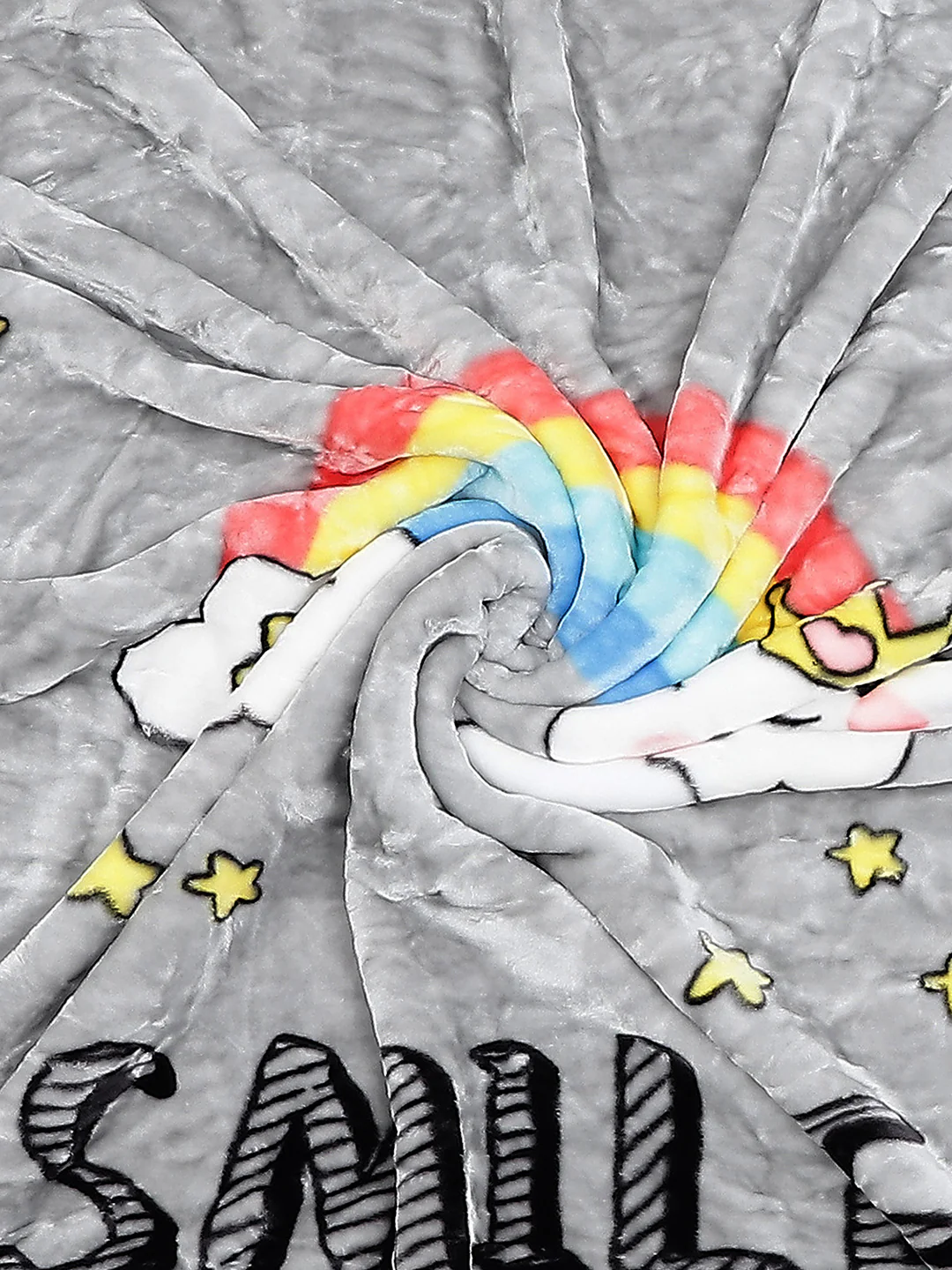 Printed Single Bed Blanket for Mild Winter -2 Ply - Image 7