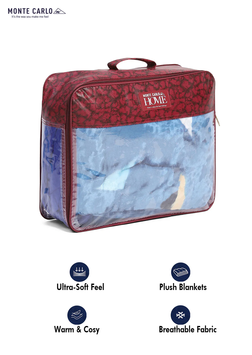 Printed Single Bed Blanket for Mild Winter -2 Ply - Image 8