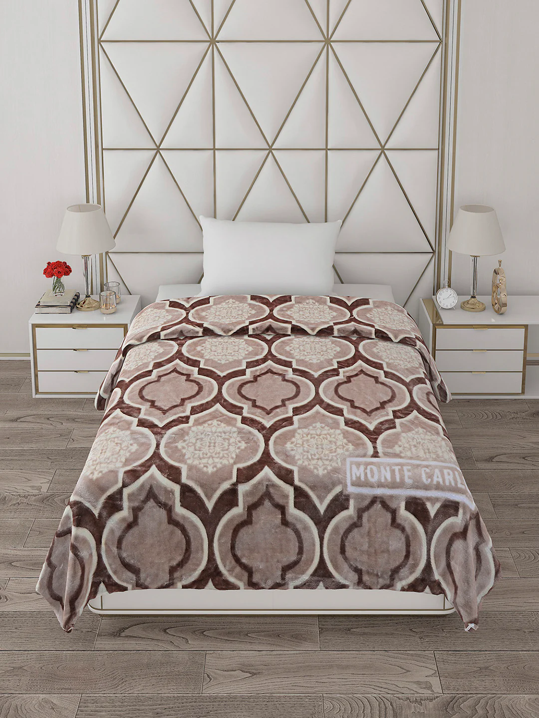 Printed Single Bed Blanket for Mild Winter -2 Ply - Image 3
