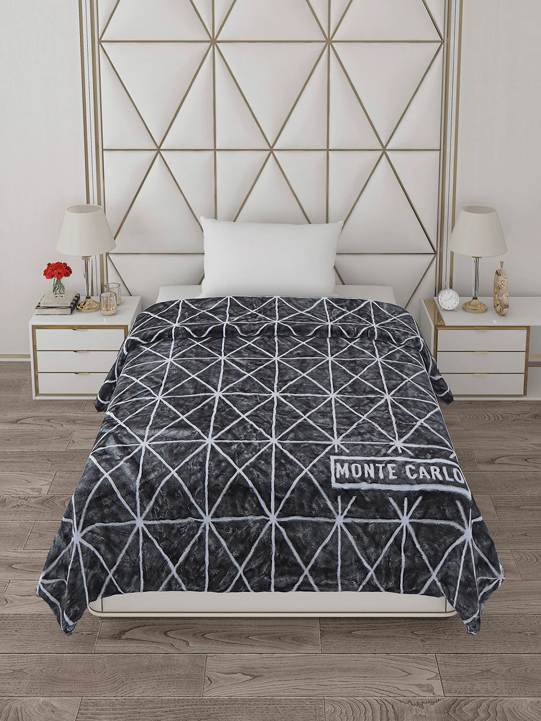 Printed Single Bed Blanket for Mild Winter -2 Ply - Image 3