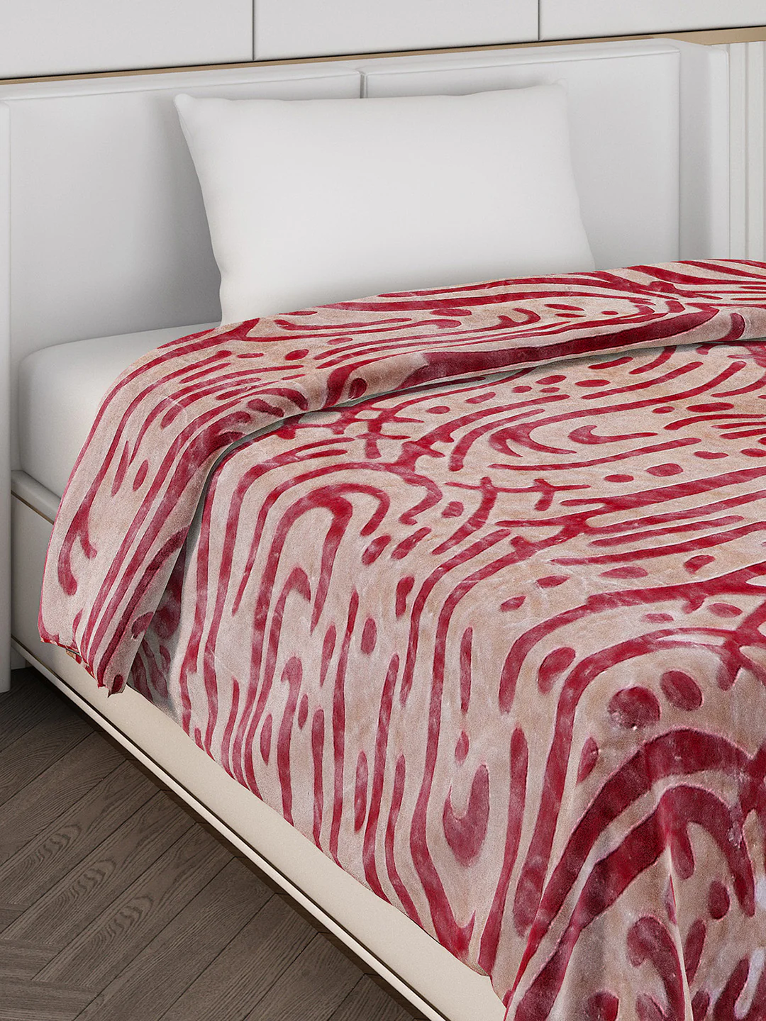 Printed Single Bed Blanket for Mild Winter -2 Ply - Image 4
