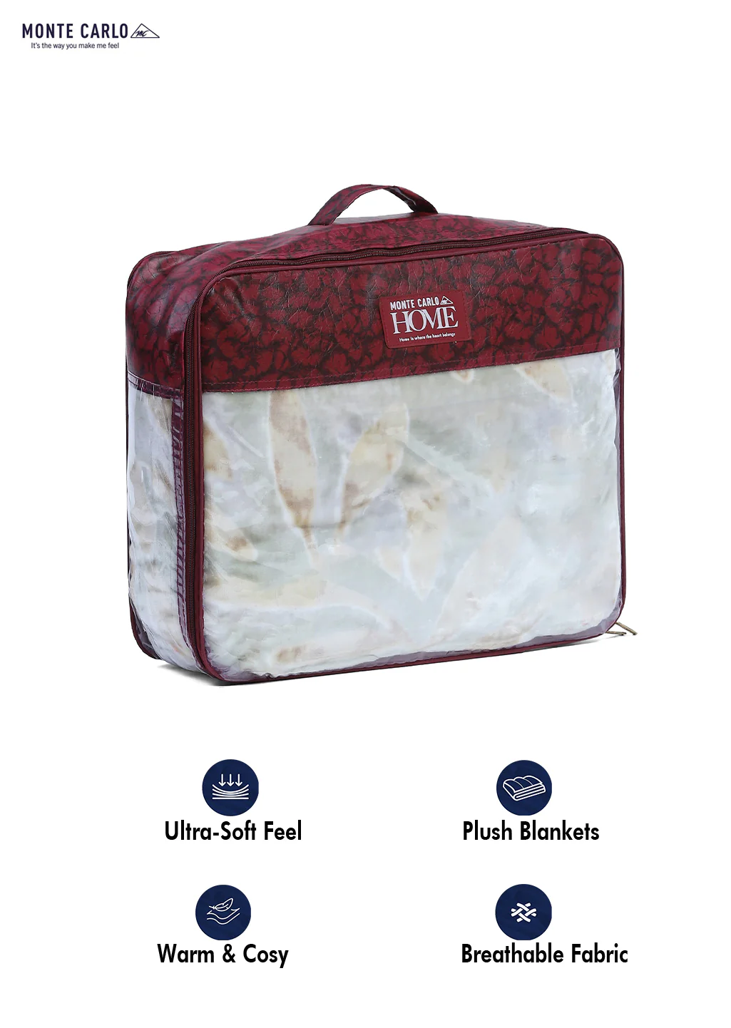 Printed Single Bed Blanket for Mild Winter -2 Ply - Image 8