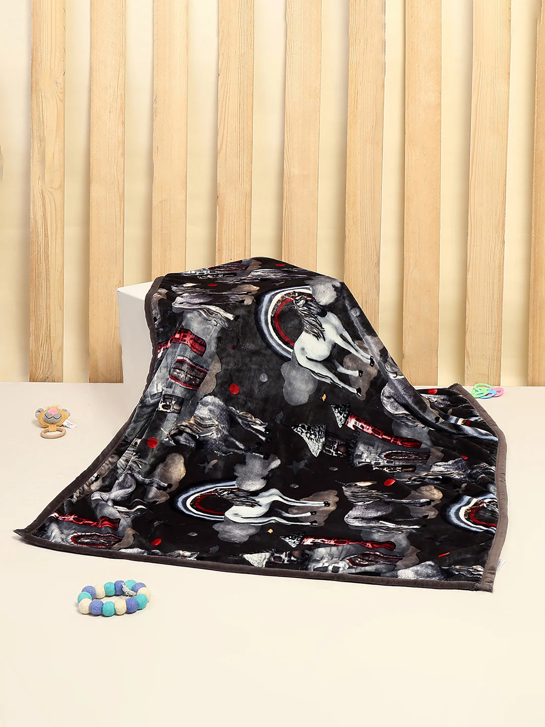 Printed Baby Blanket for Mild Winter -2 Ply - Image 2