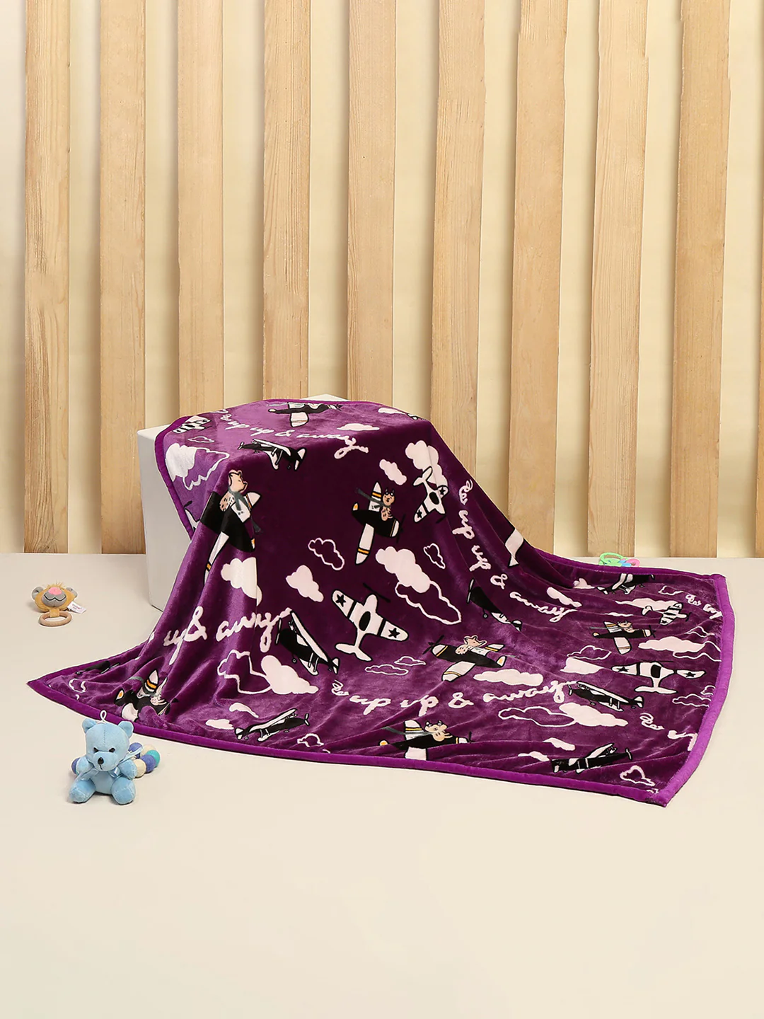 Printed Baby Blanket for Mild Winter -2 Ply - Image 2