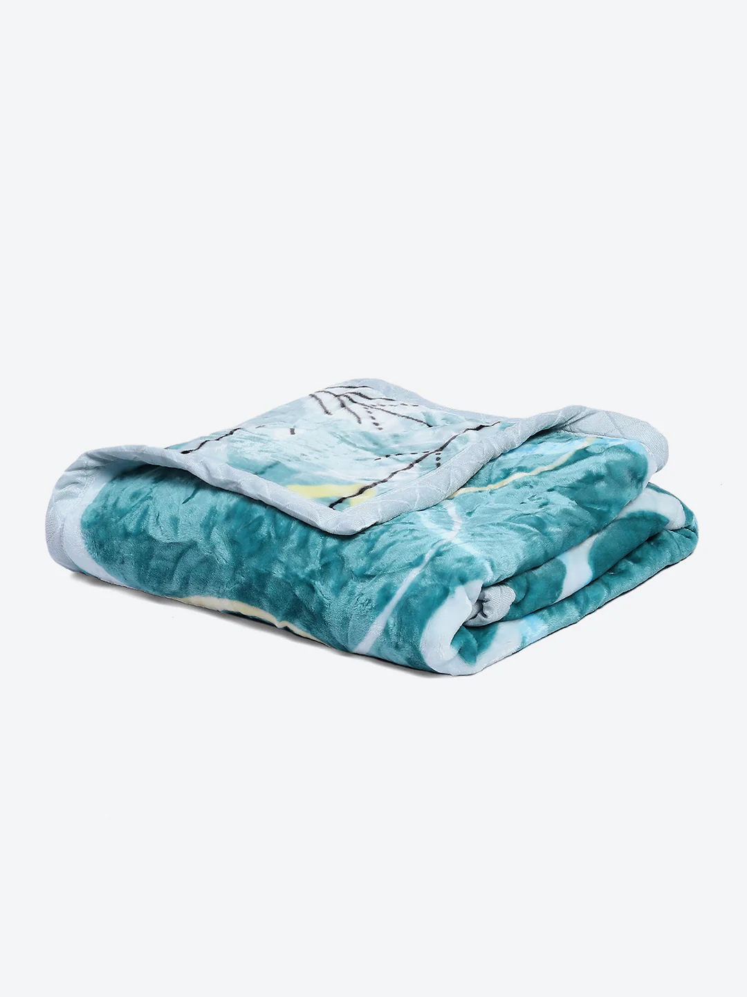 Printed Single Bed Blanket for Mild Winter -2 Ply - Image 7