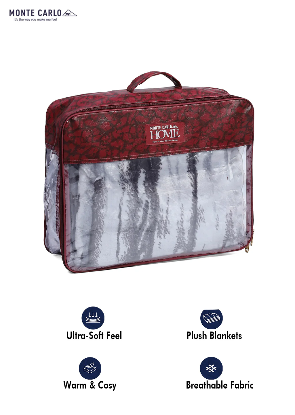 Printed Single Bed Blanket for Mild Winter -2 Ply - Image 12