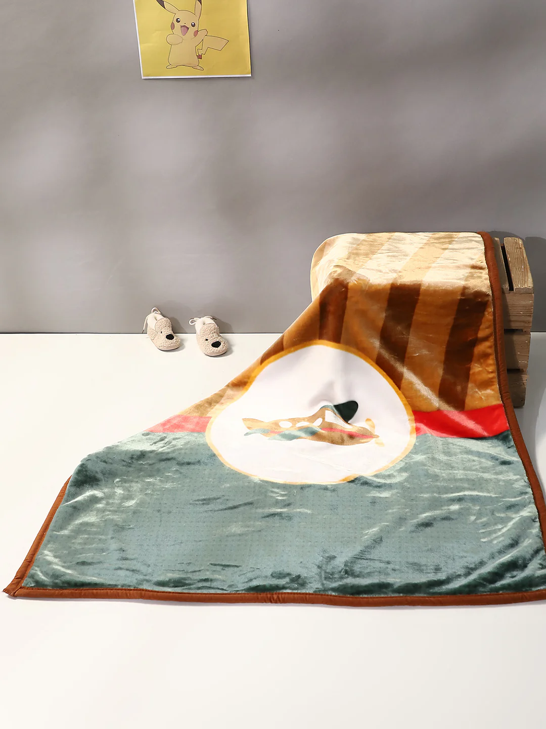 Printed Baby Blanket for Mild Winter -2 Ply - Image 2