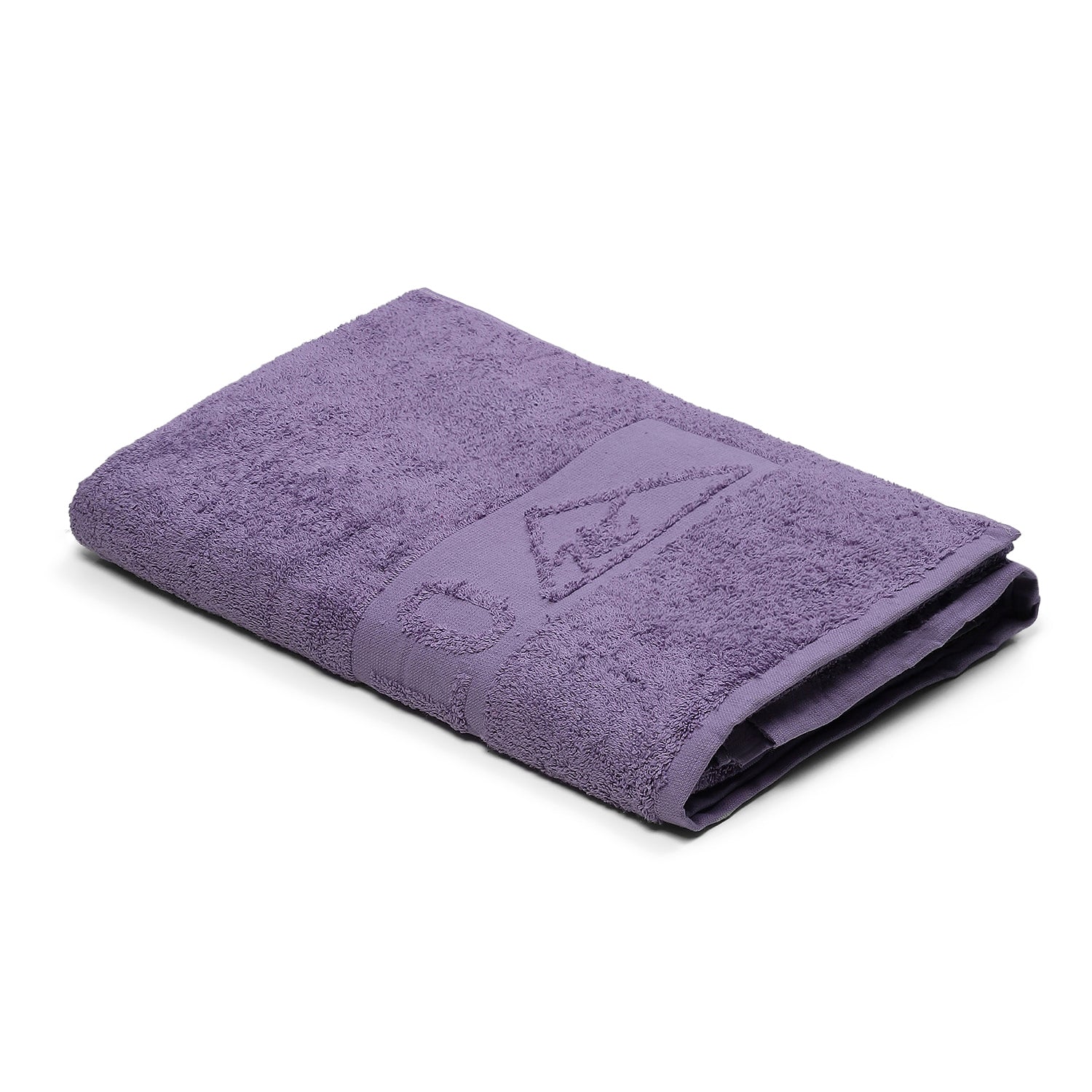 Purple Cotton 525 GSM Bath Towel - Image 2