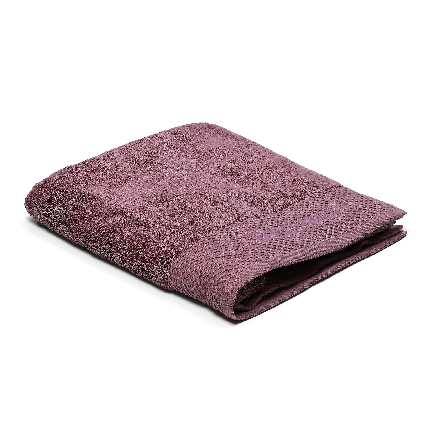 Purple Cotton 650 GSM Bath Towel - Image 2