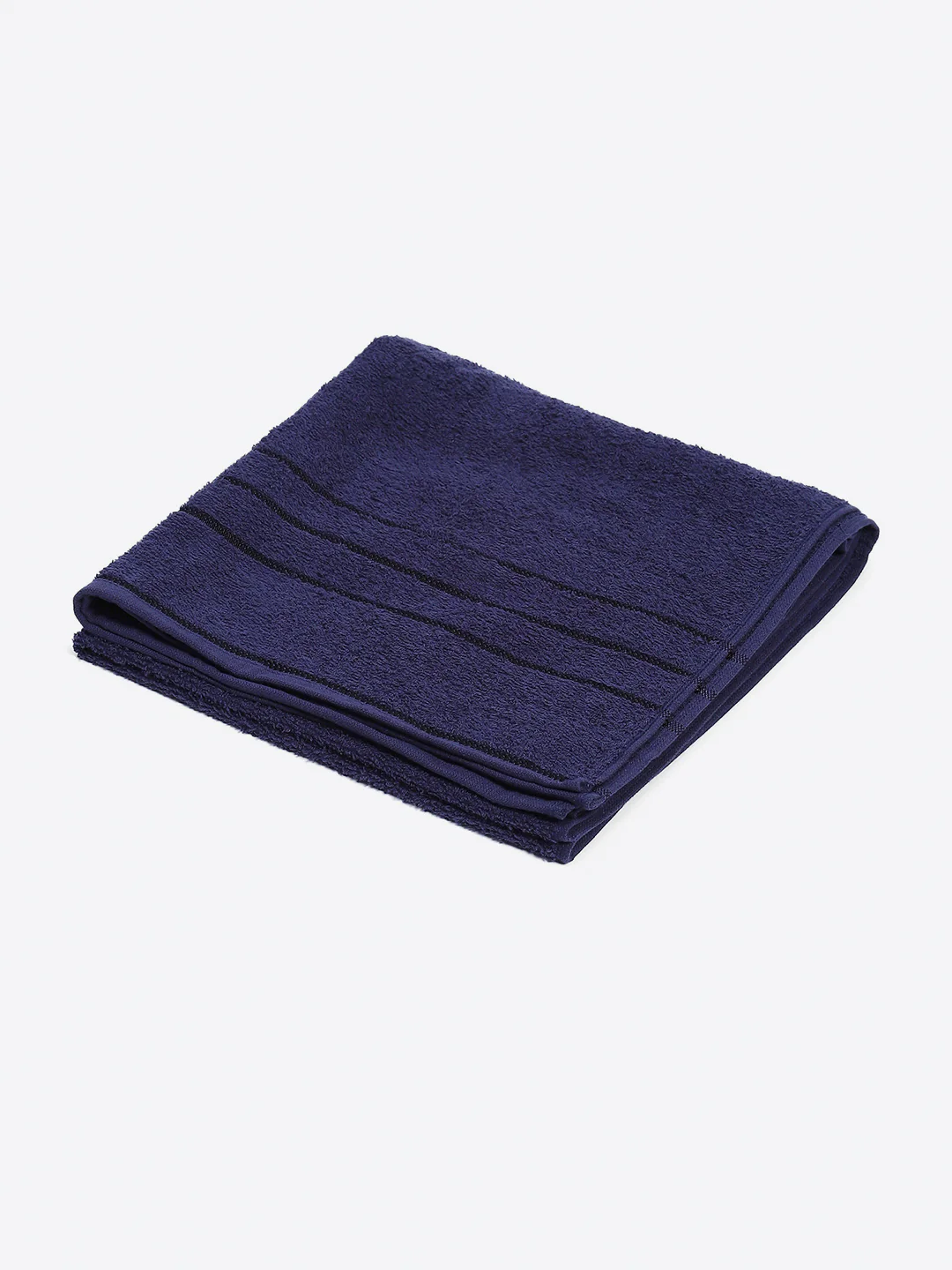Purple Cotton Solid 350 GSM Bath Towel (Soho) - Image 2