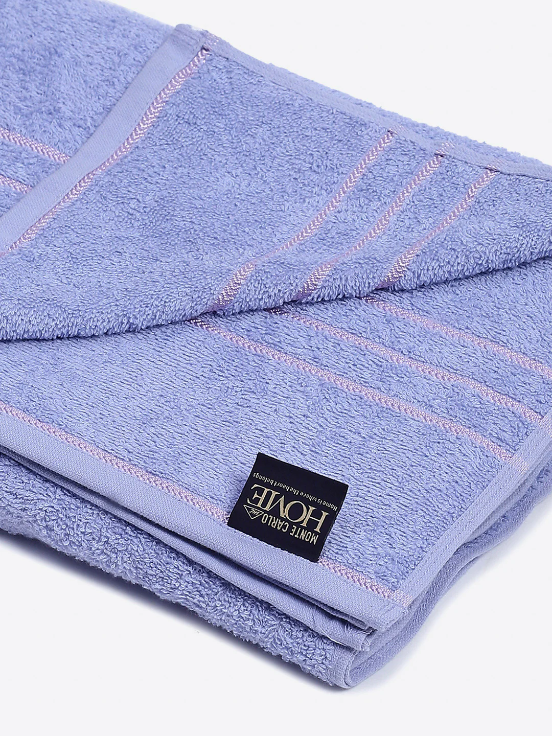 Purple Cotton Solid 350 GSM Car Towel (Soho) - Image 3