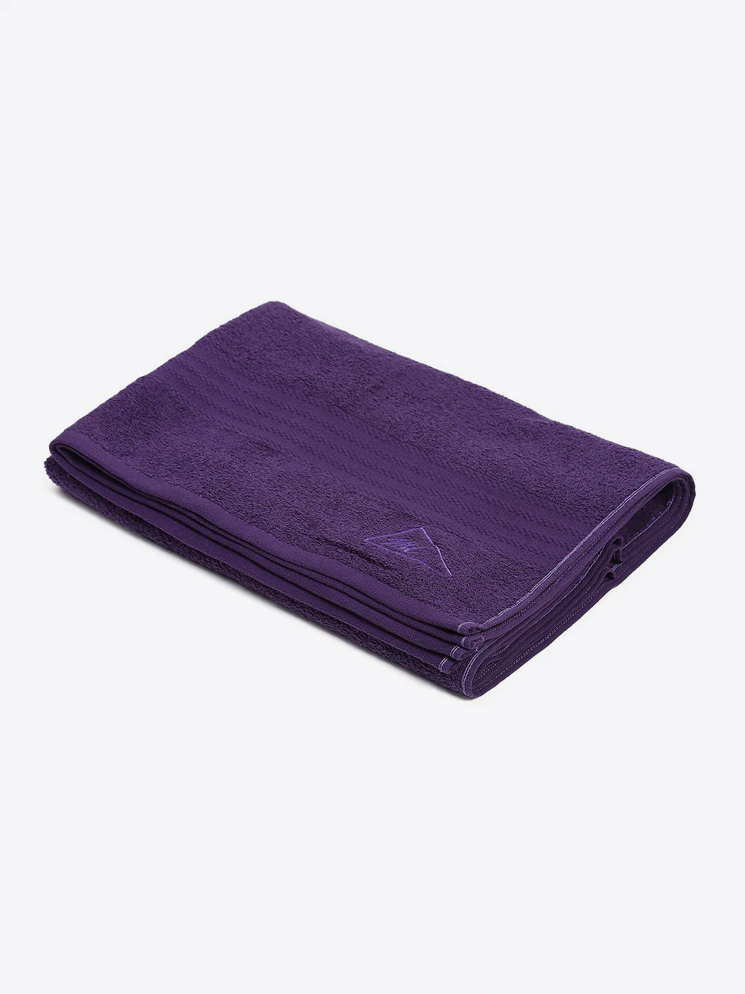 Purple Cotton Solid 400 GSM Bath Towel (Jazz) - Image 2