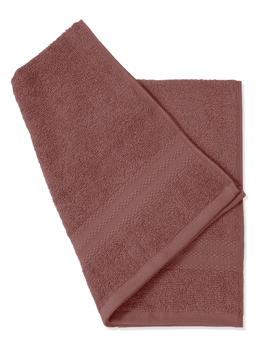 Quartz Pink Pure Cotton Solid 380 GSM Hand Towel 2 Pc Set (Jazz Collection) - Image 8