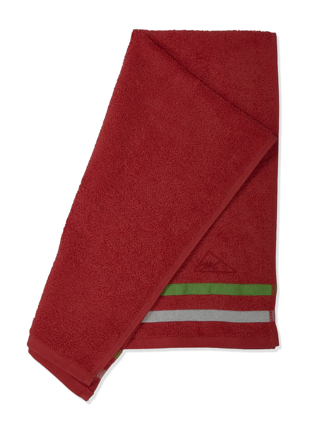 Red 100% Cotton Solid 400 GSM Gym Towel Active Dry 2 Pc Set Gift Box Pack with Free Bottle - Image 7