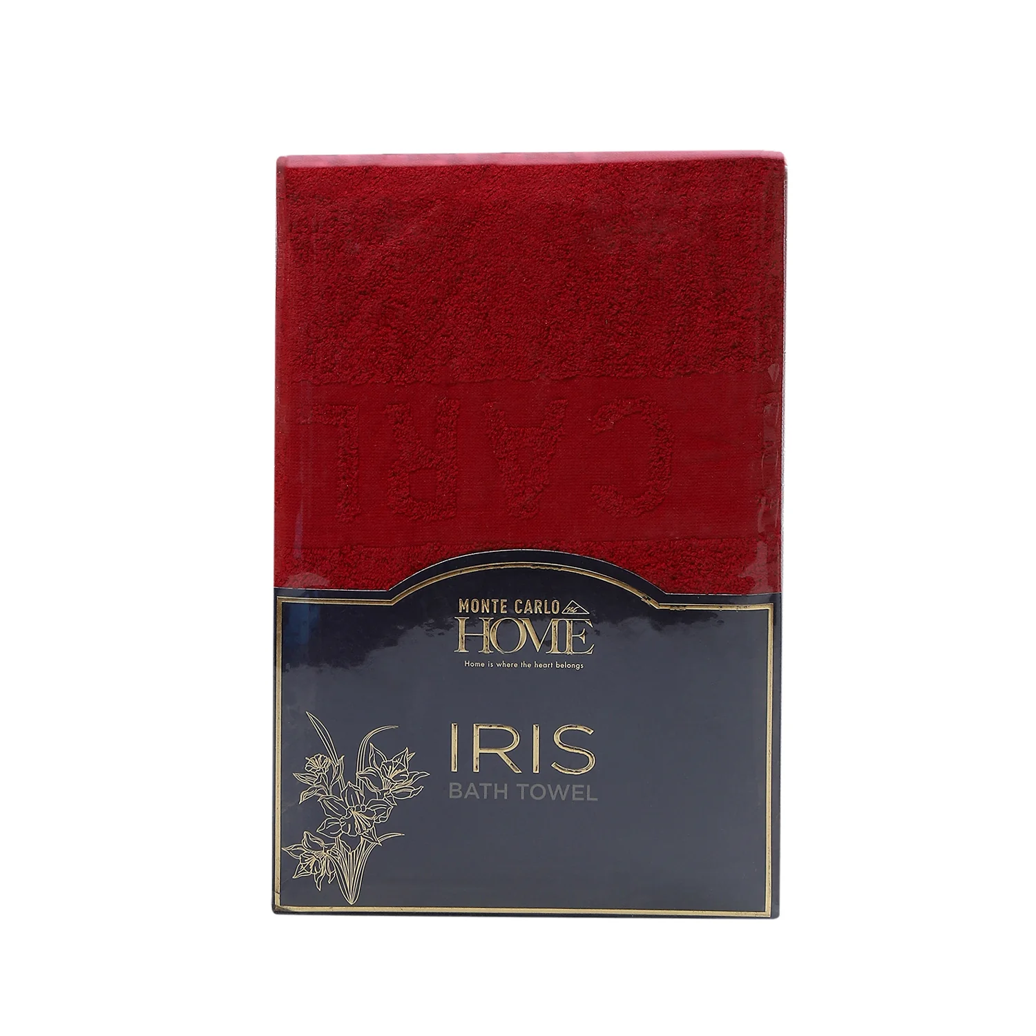 Red Cotton 525 GSM Bath Towel - Image 5