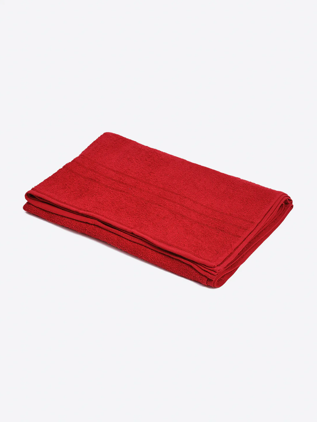 Red Cotton Solid 350 GSM Car Towel (Soho) - Image 2