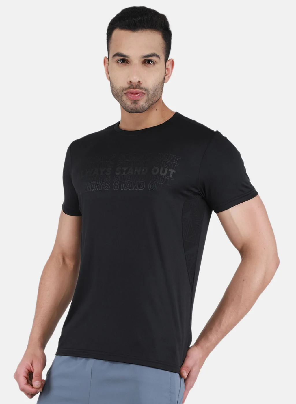 Rock.it Men Black Printed T-Shirt - Image 2
