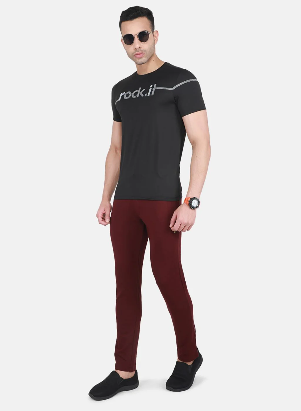 Rock.it Men Black Printed T-Shirt - Image 4