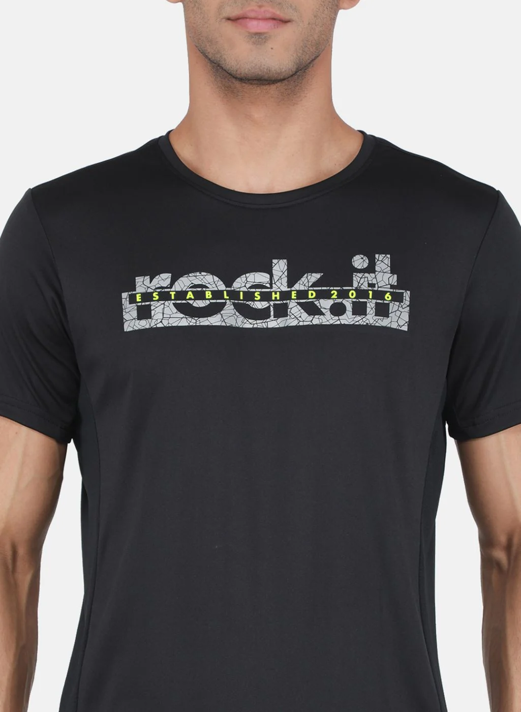 Rock.it Men Black Printed T-Shirt - Image 5