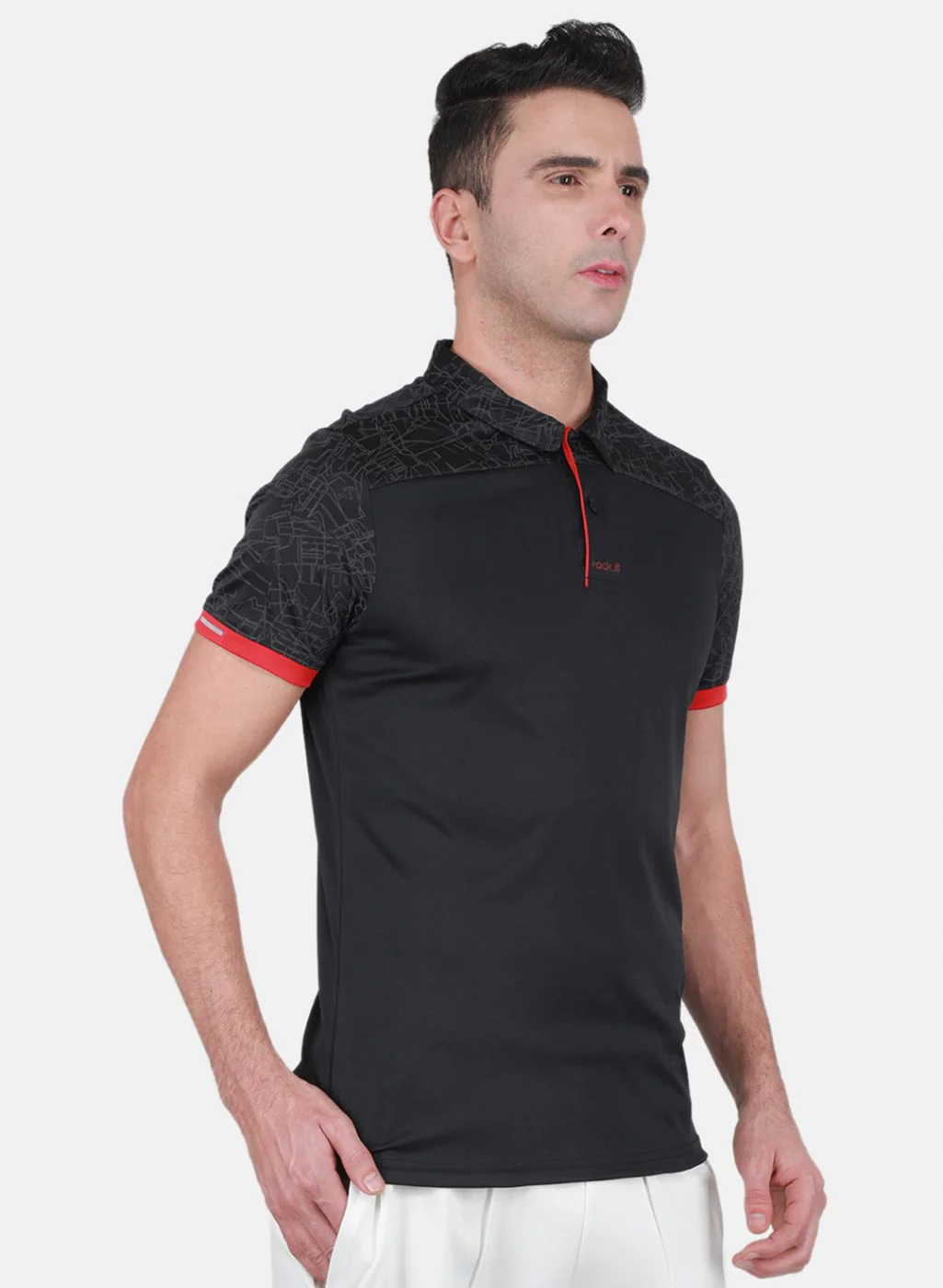 Rock.it Men Black Printed T-Shirt - Image 6