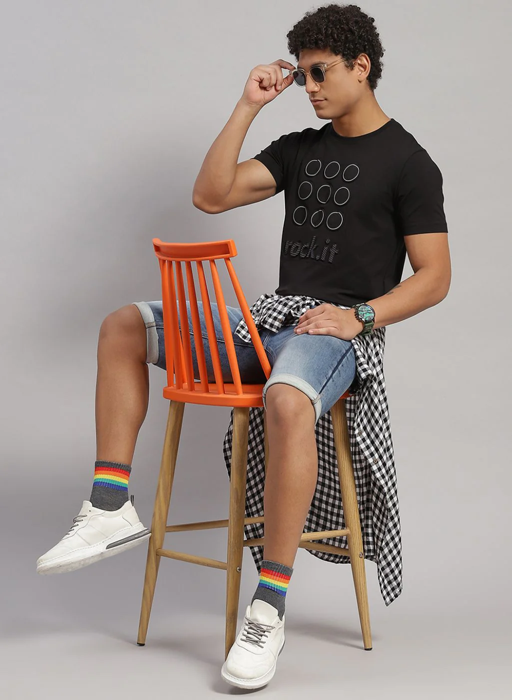 Rock.it Men Black Printed T-Shirt - Image 5