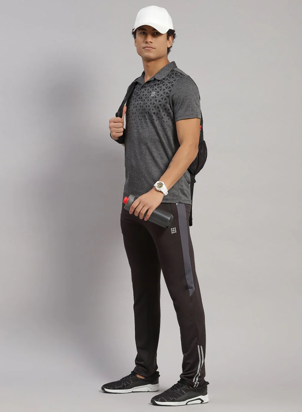 Rock.it Men Black Regular Fit Lower - Image 5