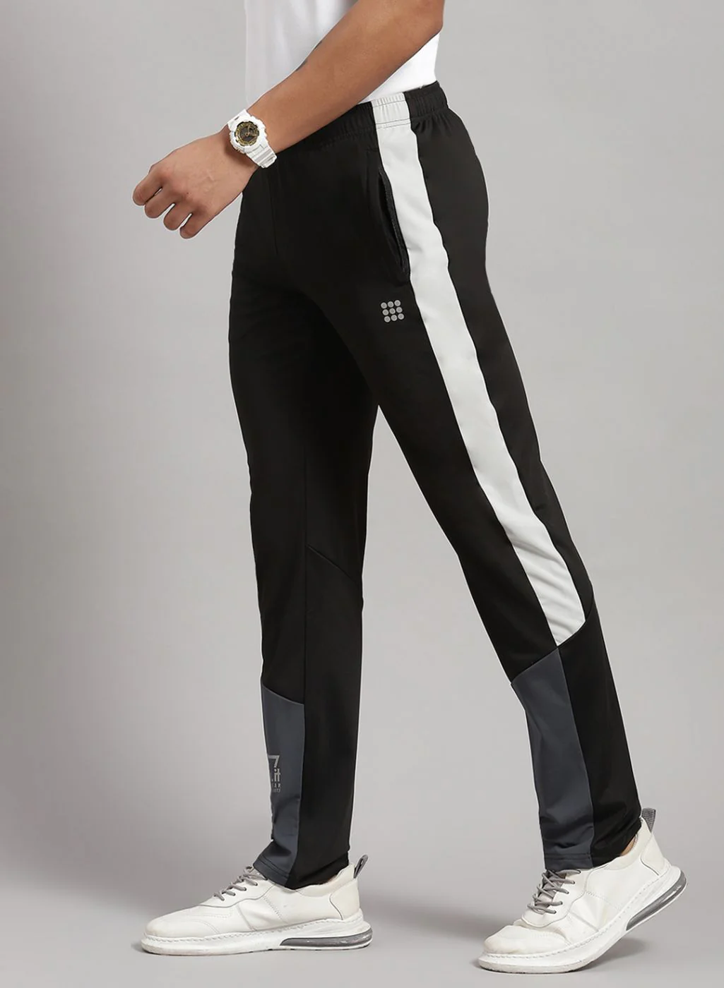 Rock.it Men Black Regular Fit Lower - Image 2